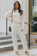 Load image into Gallery viewer, Striped Smocked Waist Wide Leg Pants