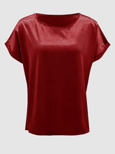 Load image into Gallery viewer, Round Neck Short Sleeve T-Shirt