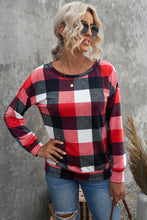 Load image into Gallery viewer, Buffalo Check Drop Shoulder Pullover