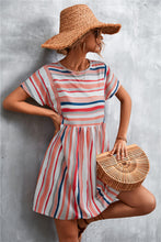 Load image into Gallery viewer, Striped Round Neck Dress