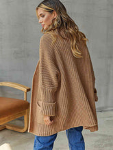 Load image into Gallery viewer, Open Front Long Sleeve Cardigan with Pockets