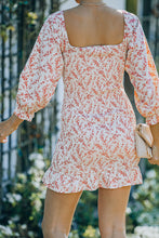 Load image into Gallery viewer, Floral Ruffle Hem Sheath Dress