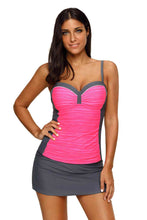 Load image into Gallery viewer, Two-Tone Sweetheart Neck Two-Piece Swimsuit
