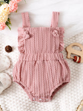 Load image into Gallery viewer, Baby Girl Textured Ruffled Bodysuit