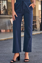 Load image into Gallery viewer, Drawstring Elastic Waist Pants with Pockets