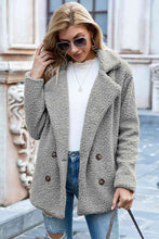 Load image into Gallery viewer, Full Size Lapel Collar Sherpa Coat