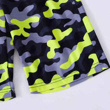 Load image into Gallery viewer, Boys Dinosaur Graphic Tee and Camouflage Shorts Set