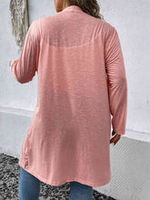 Load image into Gallery viewer, Plus Size Button Down Longline Cardigan