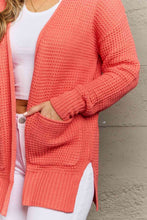 Load image into Gallery viewer, Zenana Bright & Cozy Full Size Waffle Knit Cardigan