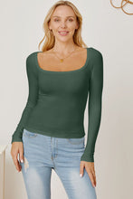 Load image into Gallery viewer, Square Neck Long Sleeve T-Shirt