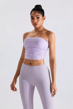 Load image into Gallery viewer, Ribbed Active Bandeau Top