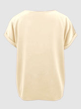 Load image into Gallery viewer, Round Neck Short Sleeve T-Shirt
