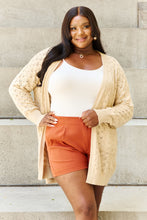 Load image into Gallery viewer, HEYSON Breezy Days Full Size Open Front Sweater Cardigan