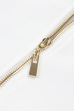 Load image into Gallery viewer, Long Sleeve Zip-Back Cropped Top and Cutout Maxi Skirt Set