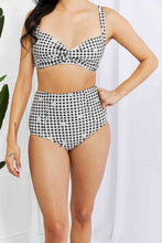 Load image into Gallery viewer, Marina West Swim Take A Dip Twist High-Rise Bikini in Black