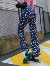 Load image into Gallery viewer, Floral High Waist Zip Detail Pants
