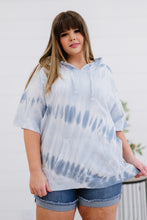 Load image into Gallery viewer, Sew In Love Watching Clouds Full Size Run Tie-Dye Short-Sleeved Hoodie