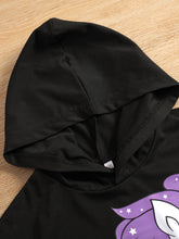 Load image into Gallery viewer, Kids Unicorn Graphic Hooded T-Shirt and Joggers Set