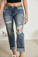 Load image into Gallery viewer, Judy Blue Lindsey Full Size Bleach Splash Boyfriend Jeans
