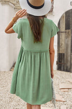 Load image into Gallery viewer, Buttoned Empire Waist Babydoll Dress