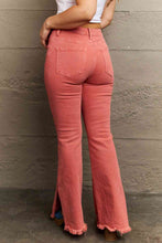 Load image into Gallery viewer, RISEN Bailey Full Size High Waist Side Slit Flare Jeans