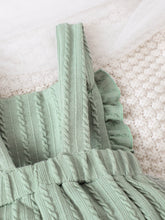 Load image into Gallery viewer, Baby Girl Textured Ruffled Bodysuit