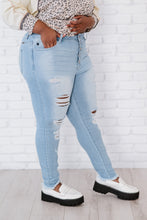 Load image into Gallery viewer, Kancan At Last Distressed Button Fly Skinny Jeans