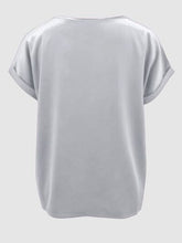 Load image into Gallery viewer, Round Neck Short Sleeve T-Shirt