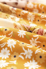 Load image into Gallery viewer, Patchwork Button Front Puff Sleeve Babydoll Dress