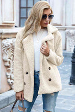 Load image into Gallery viewer, Full Size Lapel Collar Sherpa Coat