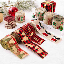 Load image into Gallery viewer, Christmas Polyester Ribbon
