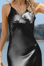 Load image into Gallery viewer, Spaghetti Strap Satin Midi Dress