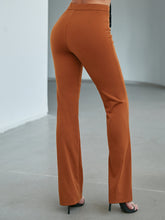 Load image into Gallery viewer, High-Rise Waist Straight Leg Pants