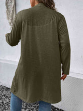 Load image into Gallery viewer, Plus Size Button Down Longline Cardigan