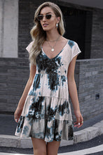 Load image into Gallery viewer, Tie-Dye Ruffle Hem Dress