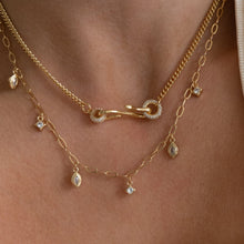 Load image into Gallery viewer, 18K Gold-Plated Copper Inlaid Zircon Necklace