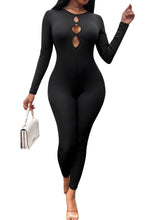 Load image into Gallery viewer, Cutout Round Neck Jumpsuit