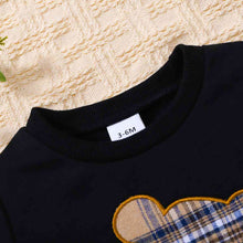 Load image into Gallery viewer, Baby Bear Graphic Round Neck Tee and Short Set