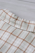 Load image into Gallery viewer, Plaid Contrast Button Front Shirt