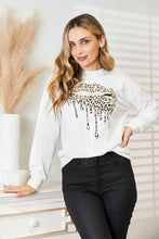 Load image into Gallery viewer, Simply Love Graphic Dropped Shoulder Round Neck Sweatshirt