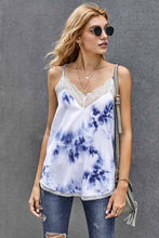 Load image into Gallery viewer, Tie-Dye Lace Trim Cami