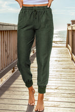 Load image into Gallery viewer, Elastic Waist Cropped Jogger Pants with Pockets