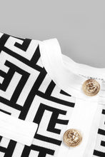 Load image into Gallery viewer, Printed Button Front Jacket, Sleeveless Top, and Skirt Set