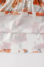 Load image into Gallery viewer, Girls Floral Two-Tone Dress