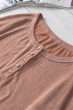 Load image into Gallery viewer, Button Up Drop Shoulder Top