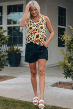 Load image into Gallery viewer, Sunflower Scoop Neck Tank