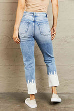 Load image into Gallery viewer, BAYEAS High Waisted Distressed Painted Cropped Skinny Jeans