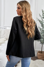 Load image into Gallery viewer, Lapel Collar Button Pocket Blazer