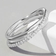 Load image into Gallery viewer, Inlaid Zircon 925 Sterling Silver Ring