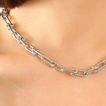 Load image into Gallery viewer, Chunky Chain Titanium Steel Necklace